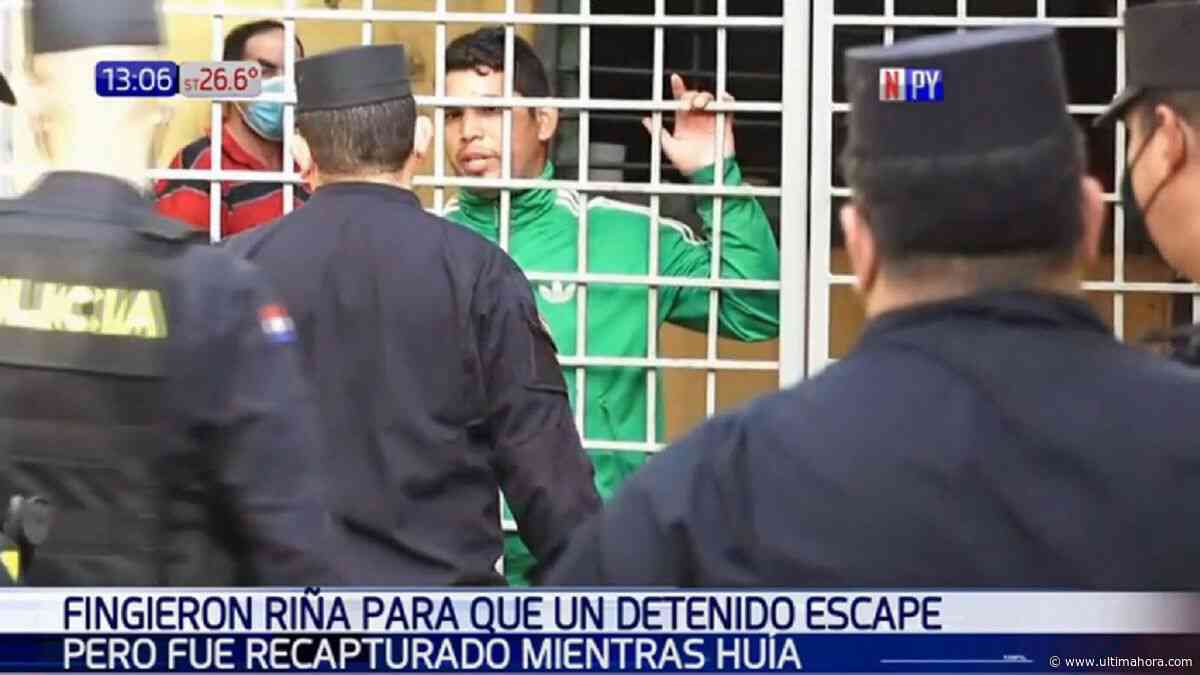 Presos fingen riña en el calabozo para que presunto narco se escape - ÚltimaHora.com