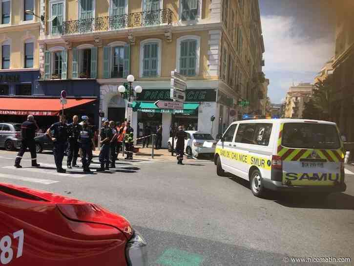 La course folle d’une voiture finit sur le trottoir à Nice: une passante très grièvement blessée