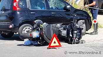 Ardea, scontro tra auto e moto su viale Nuova Florida: feriti madre e figlio - Il Faro online