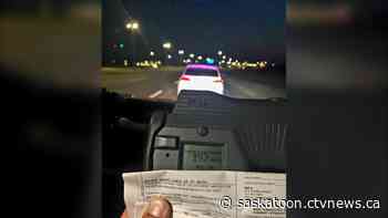 Saskatoon teen fined for driving 100 km over the speed limit, vehicle seized