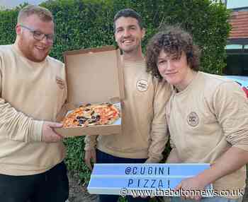 Three Italian cousins making authentic pizza from Bolton back garden - The Bolton News