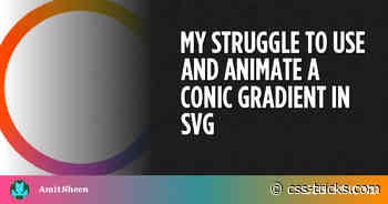 My Struggle to Use and Animate a Conic Gradient in SVG