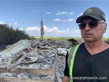 Former Catholic church northwest of Saskatoon burns to the ground - Saskatoon StarPhoenix