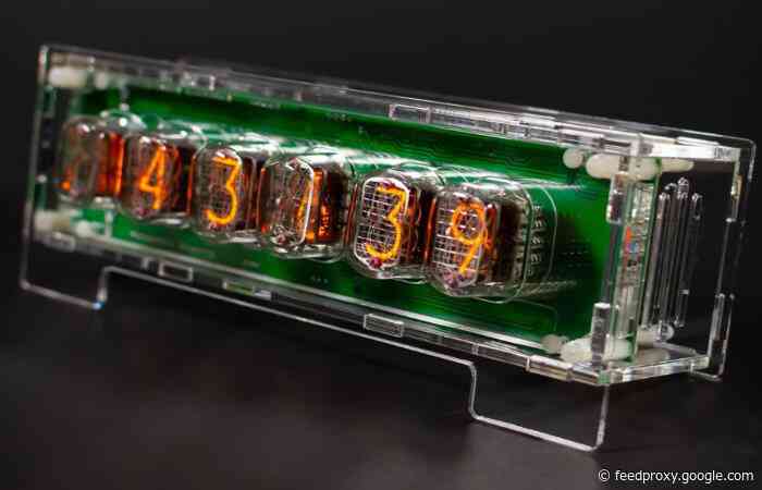 Nixie tube clock shield for Arduino makes building your clock easy