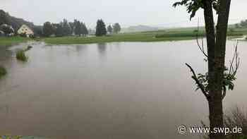 Regen führt zu Überschwemmungen: Starkregen sorgt im Kreis Neu-Ulm für viele Einsätze der Feuerwehr - SWP