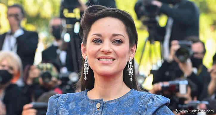 Marion Cotillard Goes Cool in Denim Dress for 'De Son Vivant' Premiere at Cannes 2021