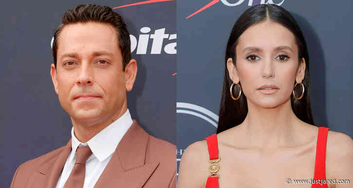 Zachary Levi & Nina Dobrev Arrive in Style for ESPYS 2021