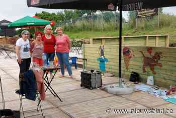 Kunstenaars verfraaien Zomercafé Rupel