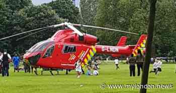 Man rushed to hospital after 'falling from tree' in Hackney park - My London
