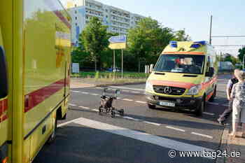 Frau mit Rollator in Chemnitz von Straßenbahn erfasst: Polizei sucht Zeugen - TAG24
