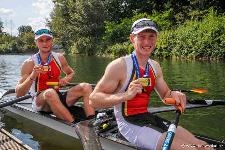 Brons voor Marlon Colpaert en Tibo Vyvey op WK roeien voor beloften