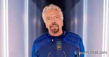 Virgin Galactic founder Richard Branson touches space, finally     - CNET