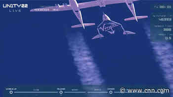 Virgin Galactic's VSS Unity detaches from mothership