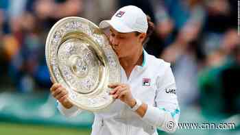 Ashleigh Barty becomes first Australian woman to win Wimbledon in 41 years