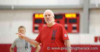 Watch: Gregg Popovich runs line drills with Team USA coaching staff - Pounding The Rock