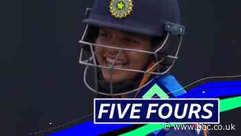 England v India: Shafali Verma hits five consecutive fours