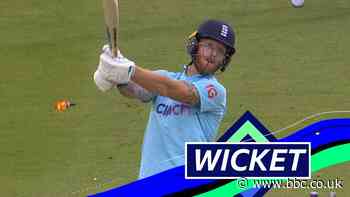 England v Pakistan: 'Bowled him!' - England captain Ben Stokes dismissed