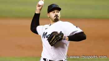 Marlins' Pablo López sets MLB record with nine straight strikeouts to begin game vs. Braves