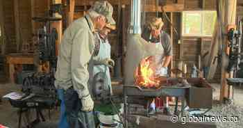Century-old blacksmith shop restored, reopened at Heritage Acres Farm Museum