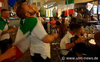 Forza Italia! Fans feiern den EM-Titel der italienischen Nationalelf in der Ulmer Innenstadt