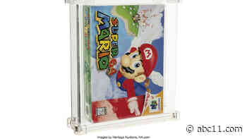 Unopened Super Mario 64 game from 1996 sells for $1.56M