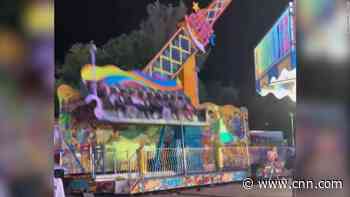 Terrifying video shows festival ride malfunction