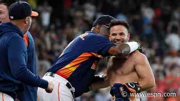 Houston Astros get last laugh after Jose Altuve caps 6-run inning by walking off New York Yankees - ESPN