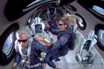 Richard Branson Soars to Space Aboard Virgin Galactic Flight