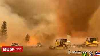 Powerful fire tornado in California is latest extreme weather sign