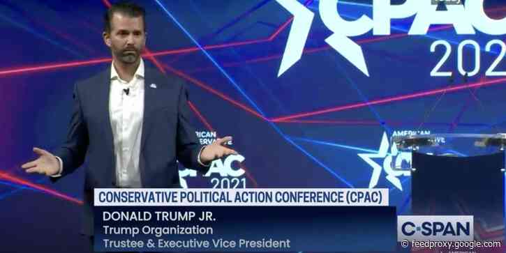 Donald Trump Jr says he 'understands addiction' before attacking former drug addict Hunter Biden in CPAC speech