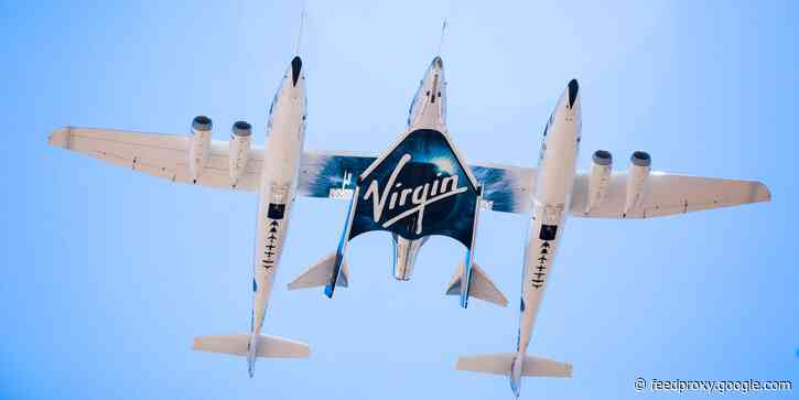 Watch Richard Branson fly to the edge of space aboard a Virgin Galactic rocket plane