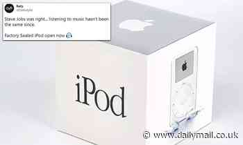 You can own shares in a rare unopened iPod from 2001 as collectibles go mainstream