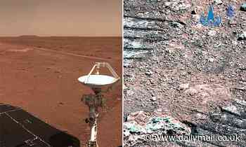 China's space agency releases five new images from Mars