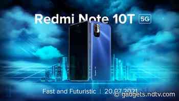 Redmi Note 10T 5G India Launch Set for July 20: Expected Price, Specifications