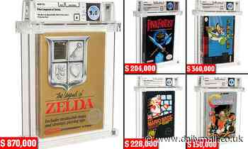 Rare 1987 copy of Legend of Zelda sells for $870,000, becomes most expensive video game ever after