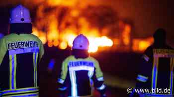 Feuer-Inferno bei Augsburg: Zwei Leichen in Wohnhaus gefunden - BILD