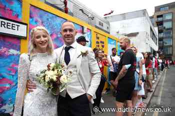 Newlyweds 'on cloud nine' after tying knot hours before England game - Dudley News