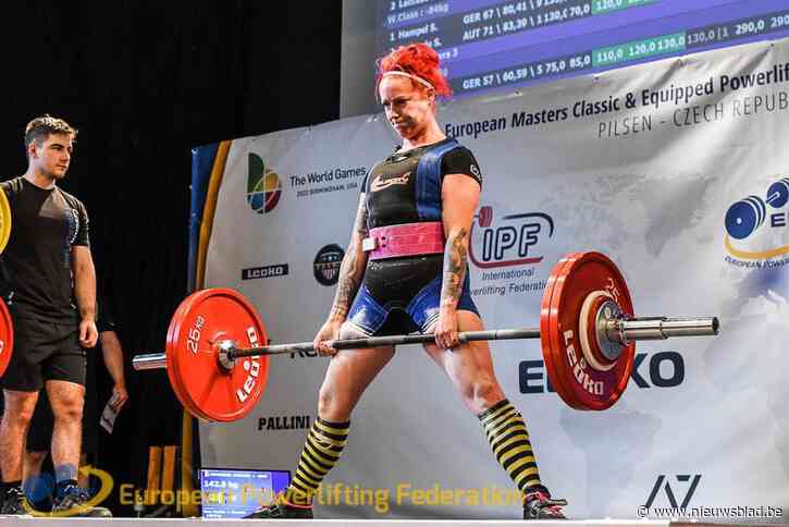 <B>Powerliftster Kathleen Compagnie (41) haalt Europese titel naar Hallaar: “Nu uitkijken naar WK in Roemenië”</B>