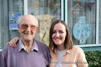 Carshalton family artists collaborate on impressive window displays