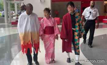 Mayor Sylvester Turner dresses up in 'Demon Slayer' robes for controversial anime festival
