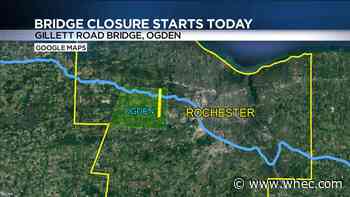 TRAFFIC ALERT: Gillett Road Erie Canal bridge closed for next two weeks due to repairs