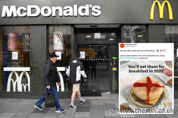 McDonald’s gives away FREE food to ease pain of Euro 2020 defeat... - The Sun