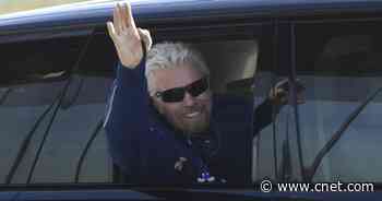 Missed Richard Branson's first flight to the edge of space? Watch it here     - CNET