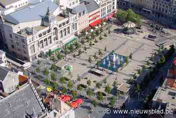 Staat er binnenkort een digitale Trevifontein op de Groenplaats?<BR />