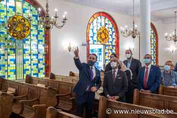 Ambassadeur Verenigde Arabische Emiraten bezoekt Antwerpse synagoge: “Zoiets was 2 jaar geleden ondenkbaar”