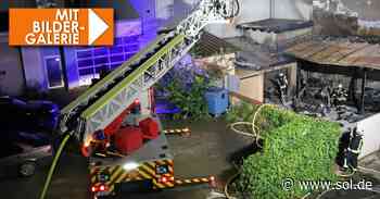 Nachbericht und Fotostrecke: Feuerwehr verhindert Brandausbreitung in Neunkirchen - sol.de