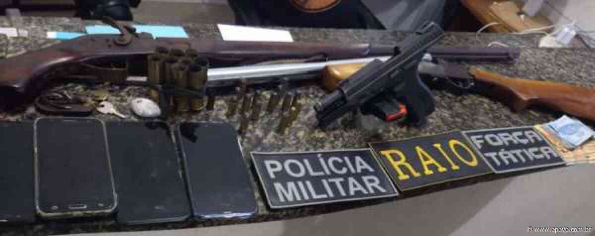 Polícia prende grupo suspeito de integrar organização criminosa em Redenção - O POVO