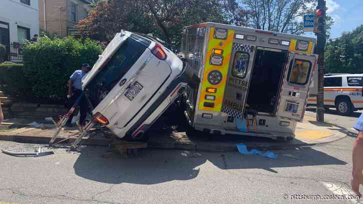 Driver Seriously Injured After Crash Involving Pittsburgh Ambulance