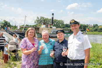 Riesa: Weinempfang für lang vermissten Dampfer - Sächsische.de