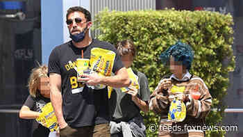 Ben Affleck takes kids Samuel, Seraphina to theme park with Jennifer Lopez's daughter Emme